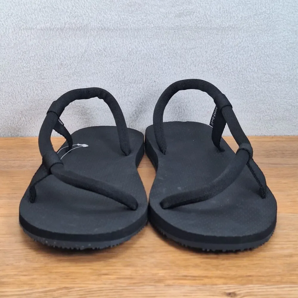 Montbell Sock-On Men's 10 XL Sandals Black Lightweight Slip-On Unisex